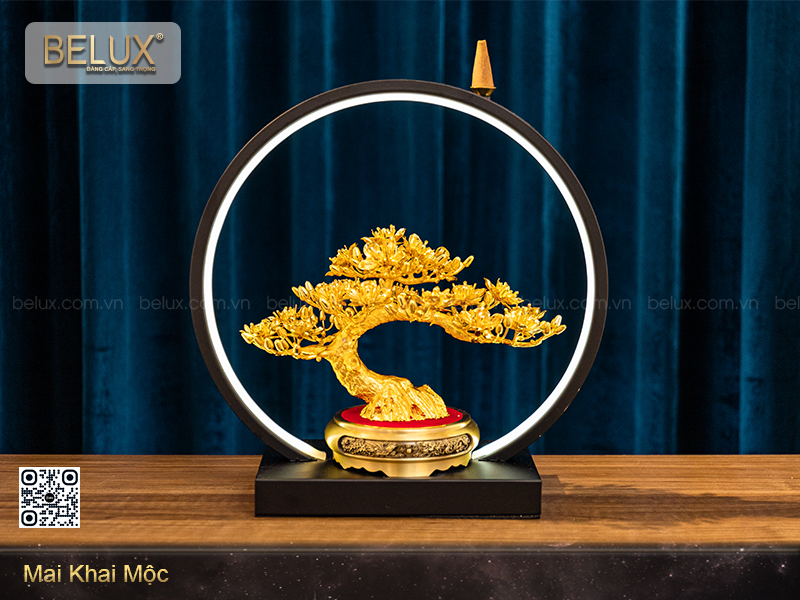 Mai khai mộc mạ vàng 24k&nbsp;